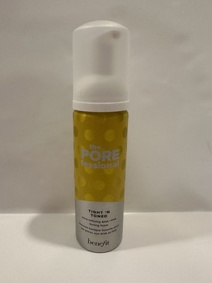 Benefit Porefessional Tight 'N Toned AHA+PHA Foam Toner - Full Size 4.5oz/133ml