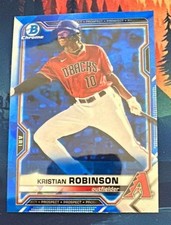 2021 Bowman Chrome Sapphire Edition - Chrome Prospects Kristian Robinson...