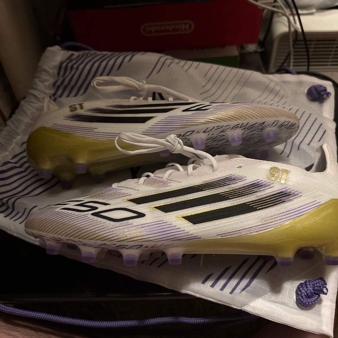 Adidas F50 ELITE AG Soccer Cleats US 9 with Box & Bag thumbnail 2