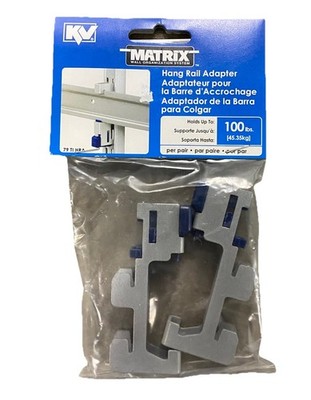 Knape & Vogt 30036 Matrix Hang Rail Adapter Holds 100 Lb FREE SHIPPING