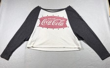 Coca-Cola "The Classic" Studded Raglan Top - Size XS (Made in USA) 0161