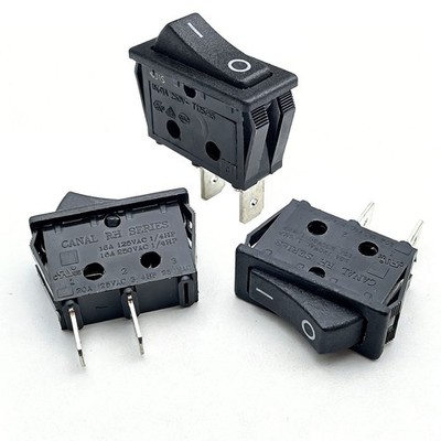 AC 250V/16A 125V/16A 3 Pcs Snap In Boat Rocker Switch US Stock 
