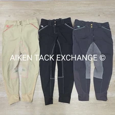 BARGAIN BUNDLE: 3 SmartPak Piper Evolution FS Breeches, 28 R (Read Description)