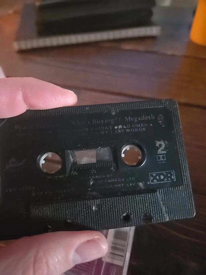 Megadeth Peace Sells...But Who’s Buying Cassette 1986 Import Canadian - Image 3 of 4