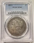 1883-S Morgan Silver Dollar PCGS XF-40 Better Date Traces of Luster