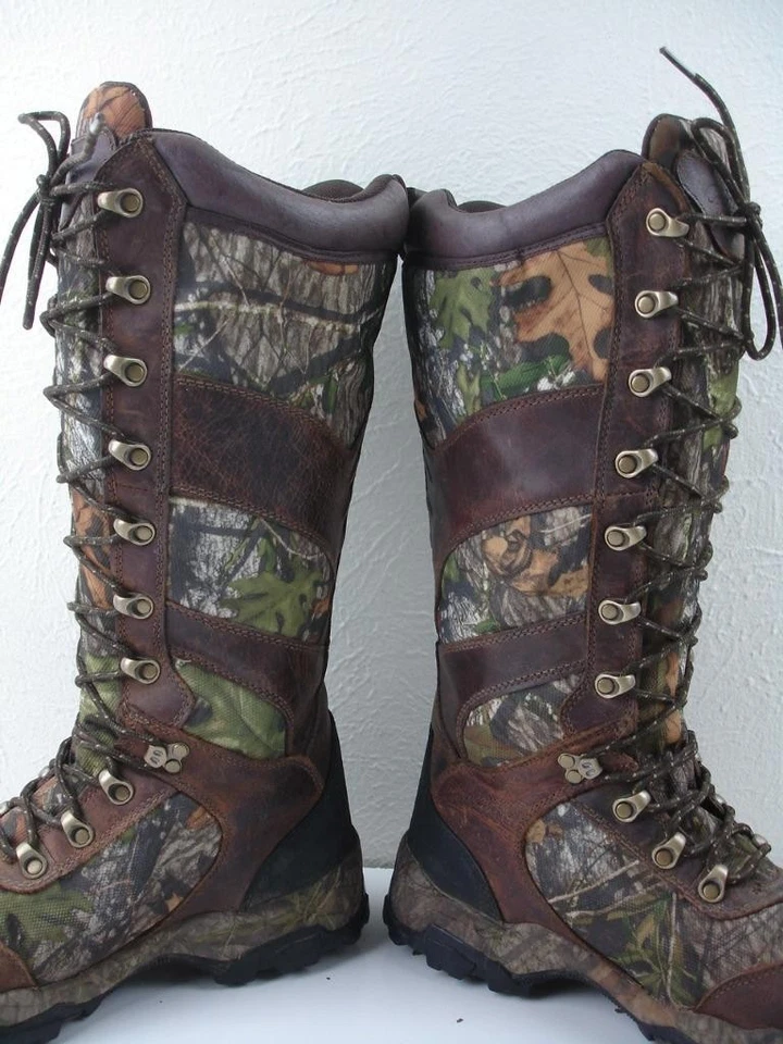 Men's 9 M Cabela's Treadfast 2.0 Gore-Tex Dry Side Zip Snake Boots Hunting Camo - Image 2 of 4