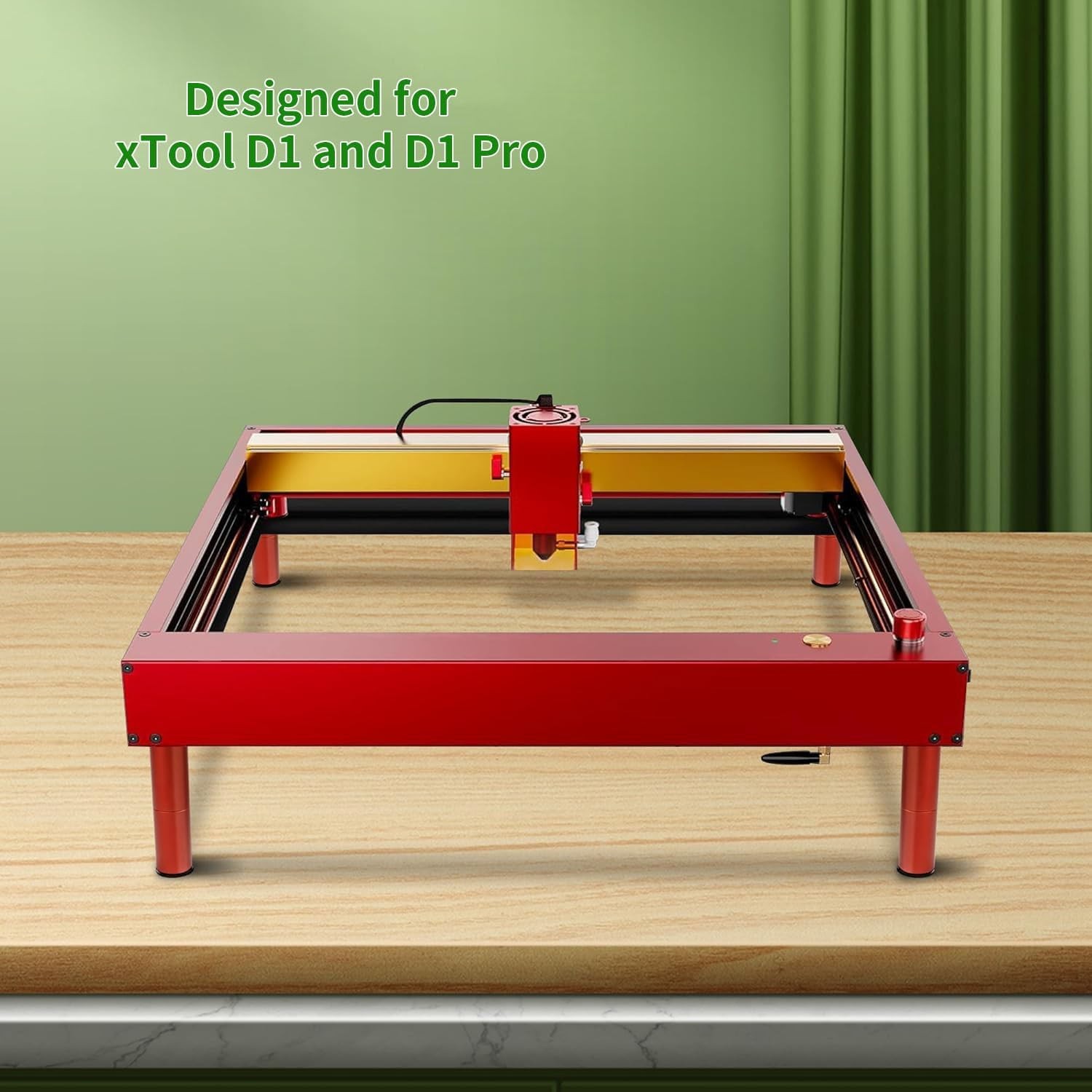 Laser Engraver Riser Raiser Footpads Red 4 Pcs for xTool D1