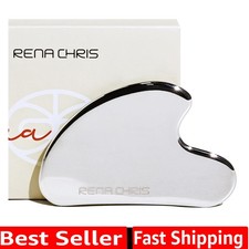 Luxurious Stainless Steel Gua Sha Tool for Facial Sculpting and Relaxation