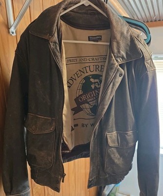Adventure Bound By Wilson Bomber  Jacket Size Med. W/ Removable Liner