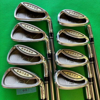#ad #ad TaylorMade rac CGB Iron Set 8pcs 4 Aw Stiff Graphite Shaft Golf Clubs $159.40