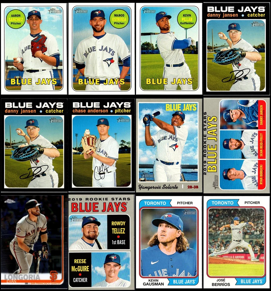 Lote de tarjetas Topps Heritage Toronto Blue Jays (52) - Casi desaparecidas - Consigue la tuya antes... Foto 4 de 4