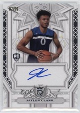 2023-24 Topps Royalty Pursuit of Greatness Signatures /99 Jaylen Clark Auto 12po