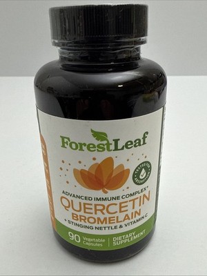 ForestLeaf Quercetin with Bromelain 1350mg - Blend with Vitamin C & Stinging Net