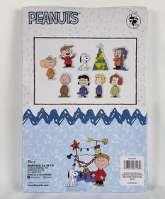 Snoopy Wood Blocks 9 Pieces Figurine Set Christmas Tabletop Charlie Brown Lucy