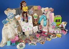 Costume Jewelry Lot 90 Pc Girls Dress Up Box Collectibles, Hair Pcs  More G11