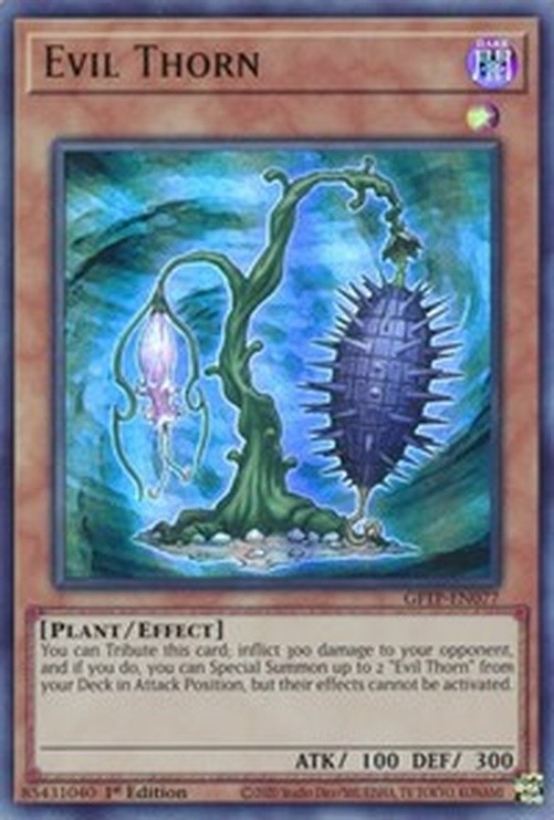 Yugioh - Evil Thorn (Ultra Rare) (1st Edition) - GFTP-EN077 (P)