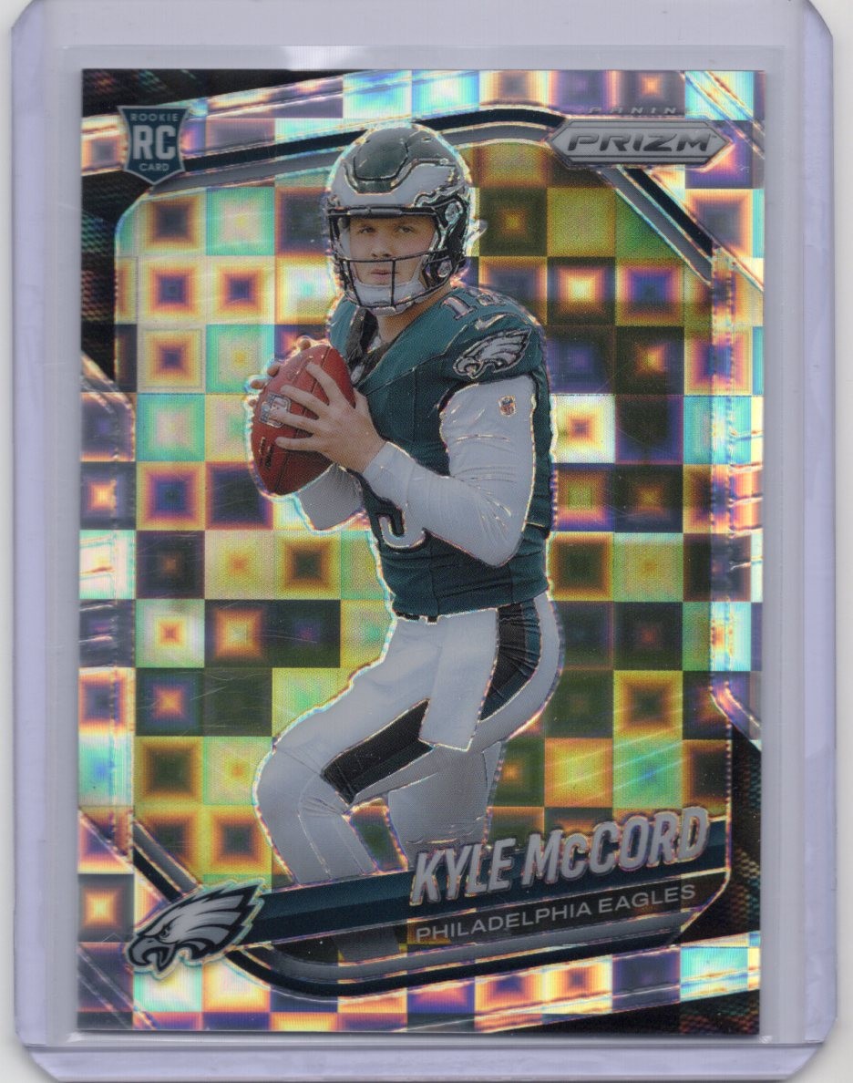 2025 Panini Prizm #377 Kyle McCord Philadelphia Eagles Pandora #/400