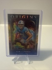 2023 Panini Origins -Sam Laporta Rookies Blue #115 Detroit Lions /99 (RC)