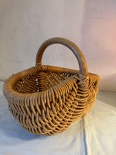 Vintage Rattan Korb massiv –