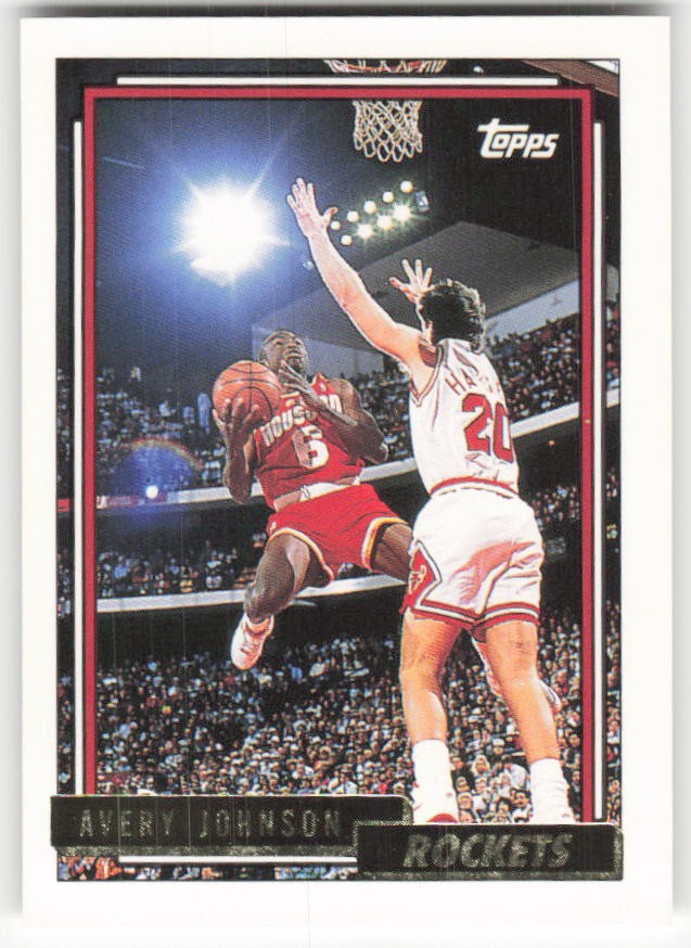 1992-93 Topps Avery Johnson #133 Houston Rockets NM