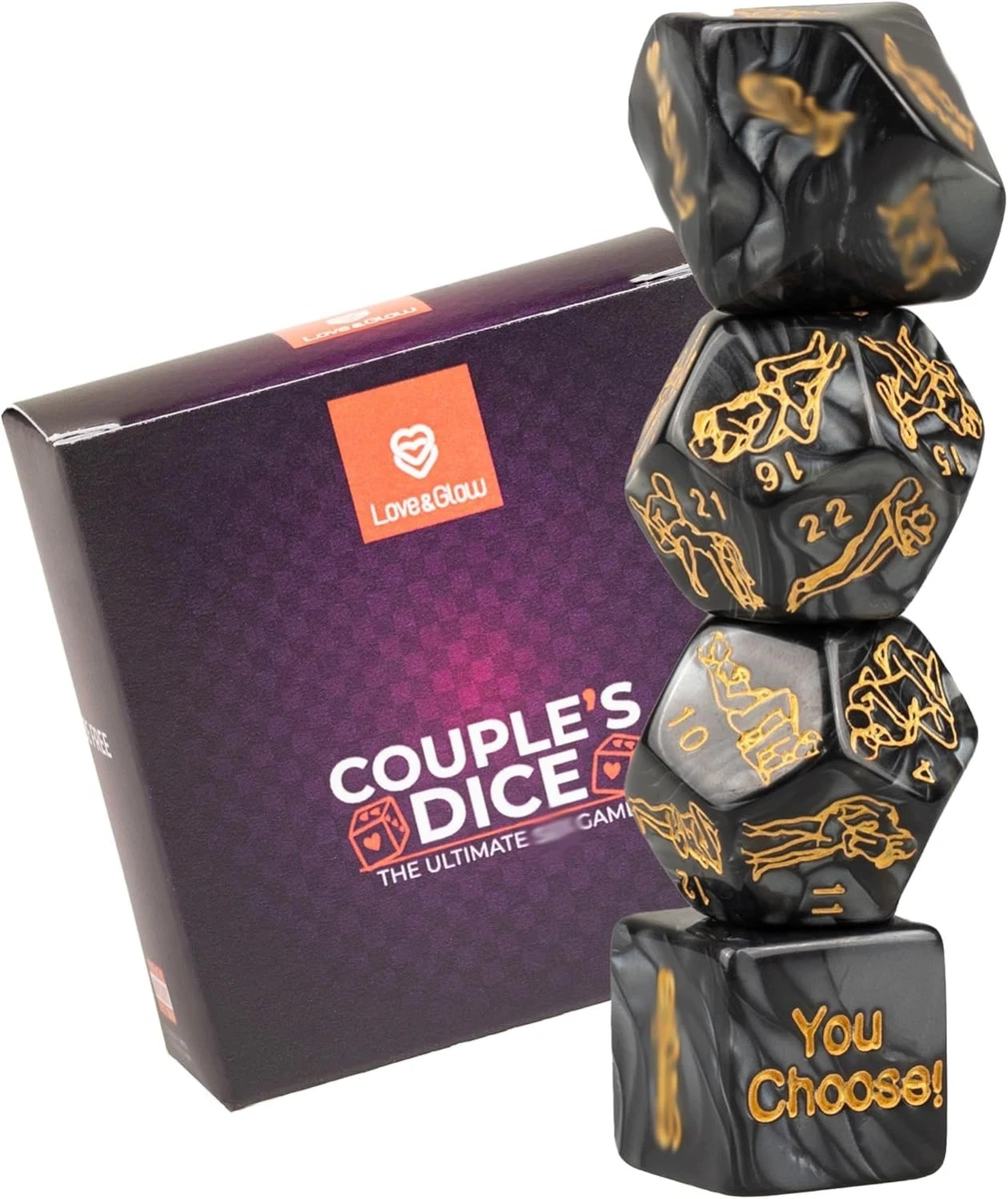 Set Di Dadi Fate/Fudge Dice4friends – 8 Pezzi In Polvere Nera – Per Giochi Di Ruolo