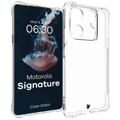 Handyhülle für Motorola Signature Bizon Case Cover Schutzhülle Etui Transparent