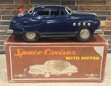 VINTAGE SPACE CRUISER TOY TOYO NOMURA TOYS 1950's BUICK BATTERY OPERATED WORKS