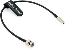 Timecode Cable for Canon R5C DIN 1.0/2.3 to BNC Male Sync Time Code Cable 12in