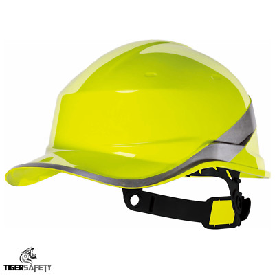 Delta Plus Yellow Baseball Diamond V Hard Hat Helmets Bump Cap Construction PPE