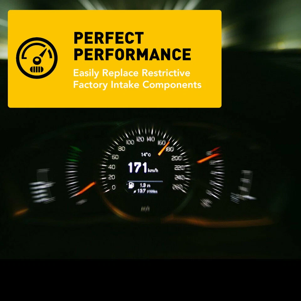 Kit de filtro de admisión de aire frío sistema de manguera de flujo de tubería de alimentación de inducción aleación de aluminio Foto 4 de 4