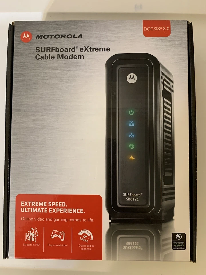 Motorola SURFboard eXtreme SB6121 Cable Modem DOCSIS 3.0 - Image 3 of 4