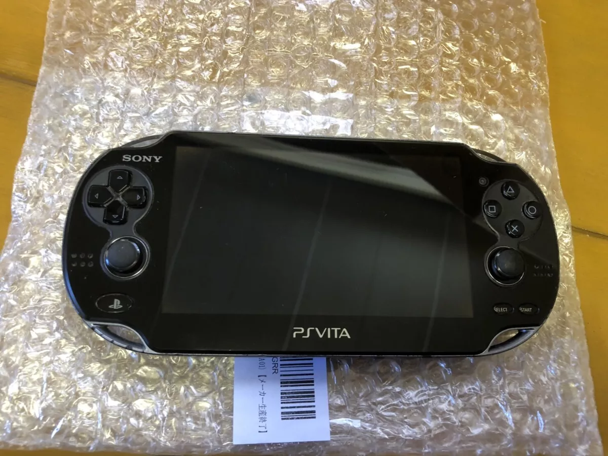 PlayStation PS Vita Wi-Fi Console Crystal Black OLED PCH-1000 ZA01