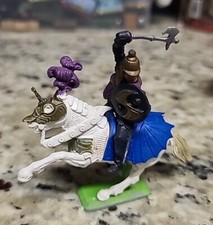 Britains Deetail Medieval Knights Horses Pair Figures Vintage 1971