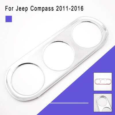 Schalter Taste Chrom Startseite Trimmen Rahmen Für den Jeep Compass 2011-2016