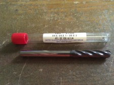 1/4" 4 Flute Long Length AlTiN Coated Carbide Ball End Mill 1/4" x 1/4" x 1-1/8"
