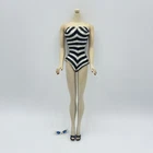 Vintage #1 Ponytail Barbie Doll Body Only - Original Holes In Feet - VERY NICE!!