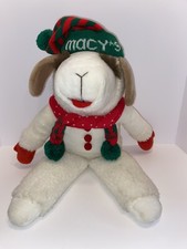 Vintage Macy s 1993 Shari Lewis Lamb Chop 22" Collectible Holiday Xmas Plush