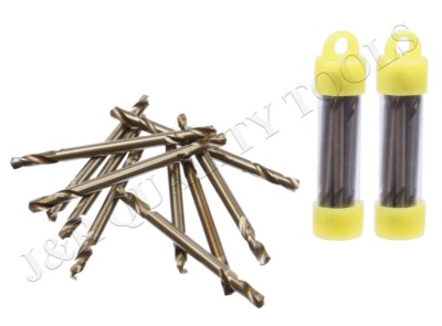 20pc DOUBLE ENDED POINT DRILL BITS M35 COBALT 1/8''