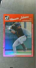 2023 Donruss Retro Variation Pink Holo #247 Termarr Johnson Pirates