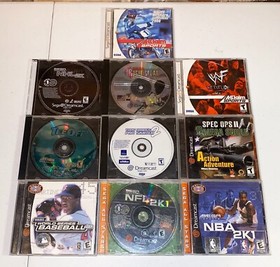 Lot of 10 Sega Dreamcast Games