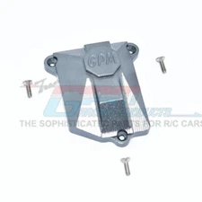 NEW GPM Racing Aluminium Receiver Cover Grey : Axial SCX10 III Jeep JL Wrangler