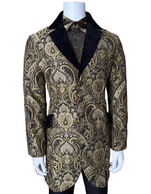 SHRINE GOTHIC VAMPIRE DINNER VICTORIAN CARNIVAL PIRAT COAT JACKET STEAMPUNK 