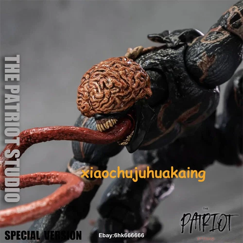 The Patriot Studio 1/12 Resident Evil Black Evolver Licker Action Figure Toy 6" - Picture 5 of 18