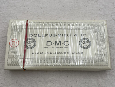 DMC Embroidery Floss #334 Light Blue Box Of 24 New Old Stock D-M-C France
