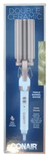 Conair Curling Iron Triple Barrel Double Ceramic Hair Curling Wand Hair Styling