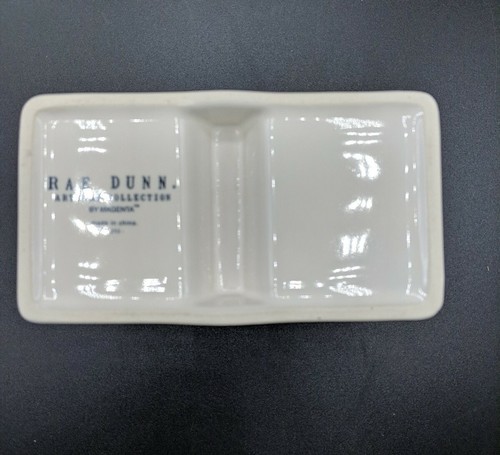 Rae Dunn Colección Artesana ""Cosas"" Cepillo de dientes de baño Soporte de maquillaje rojo Difícil de encontrar - Imagen 4 de 5