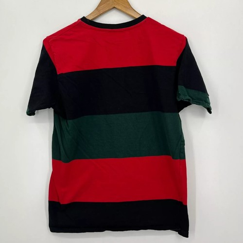 DGK T-Shirt Men's Size M Multicolor Striped Short Sleeve Crew Neck Skate Y2K - Picture 7 of 11