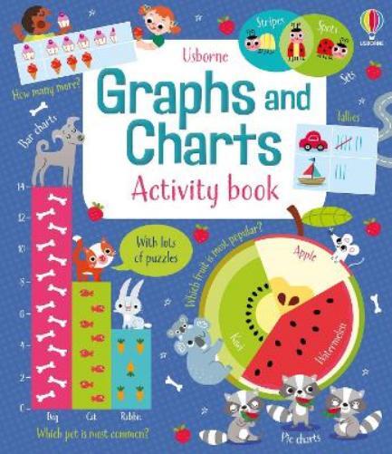 Darran Stobbart Graphs and Charts Activity Book (Tascabile) Maths Activity Books