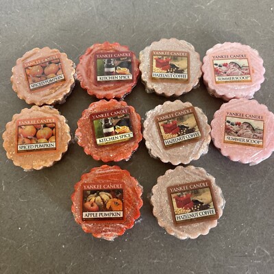 Lot Of 10 NEW Yankee Candle Potpourri Wax Tarts Assorted Scents