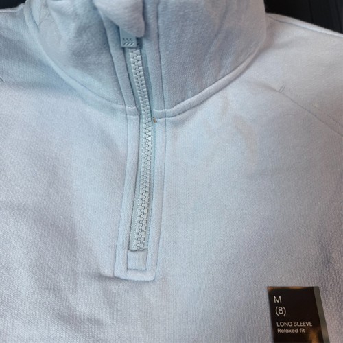 All in Motion/Long Sleeve Relaxed Fit Sweatshirt/Light Blue/Girls/Size-M(8)/NWT - Picture 4 of 6